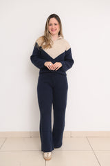 CONJUNTO DUO COLORS ZÍPER DELICATA
