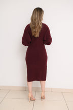VESTIDO MANGA BUFANTE