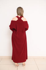 CONJUNTO VESTIDO CASACO MARILZA