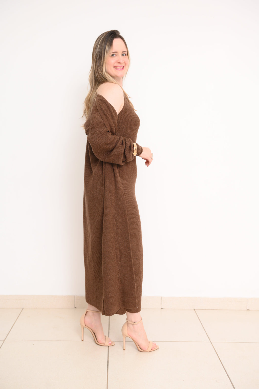 CONJUNTO VESTIDO CASACO MARILZA