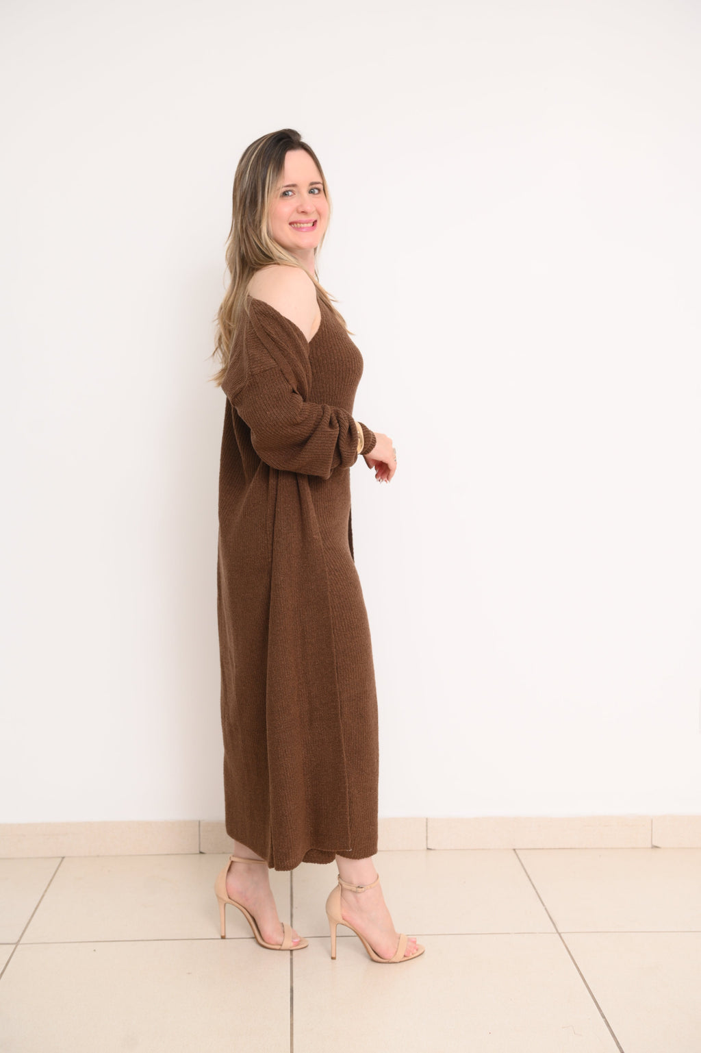 CONJUNTO VESTIDO CASACO MARILZA