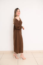 CONJUNTO VESTIDO CASACO MARILZA