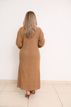 CONJUNTO VESTIDO CASACO MARILZA