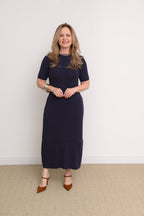 VESTIDO CANELADO NUBIA
