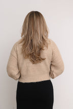 CASAQUETO TRICOT ANGORÁ
